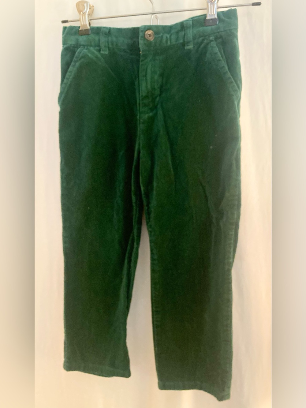 Gymboree Deep Green velvet Pants Size 5T